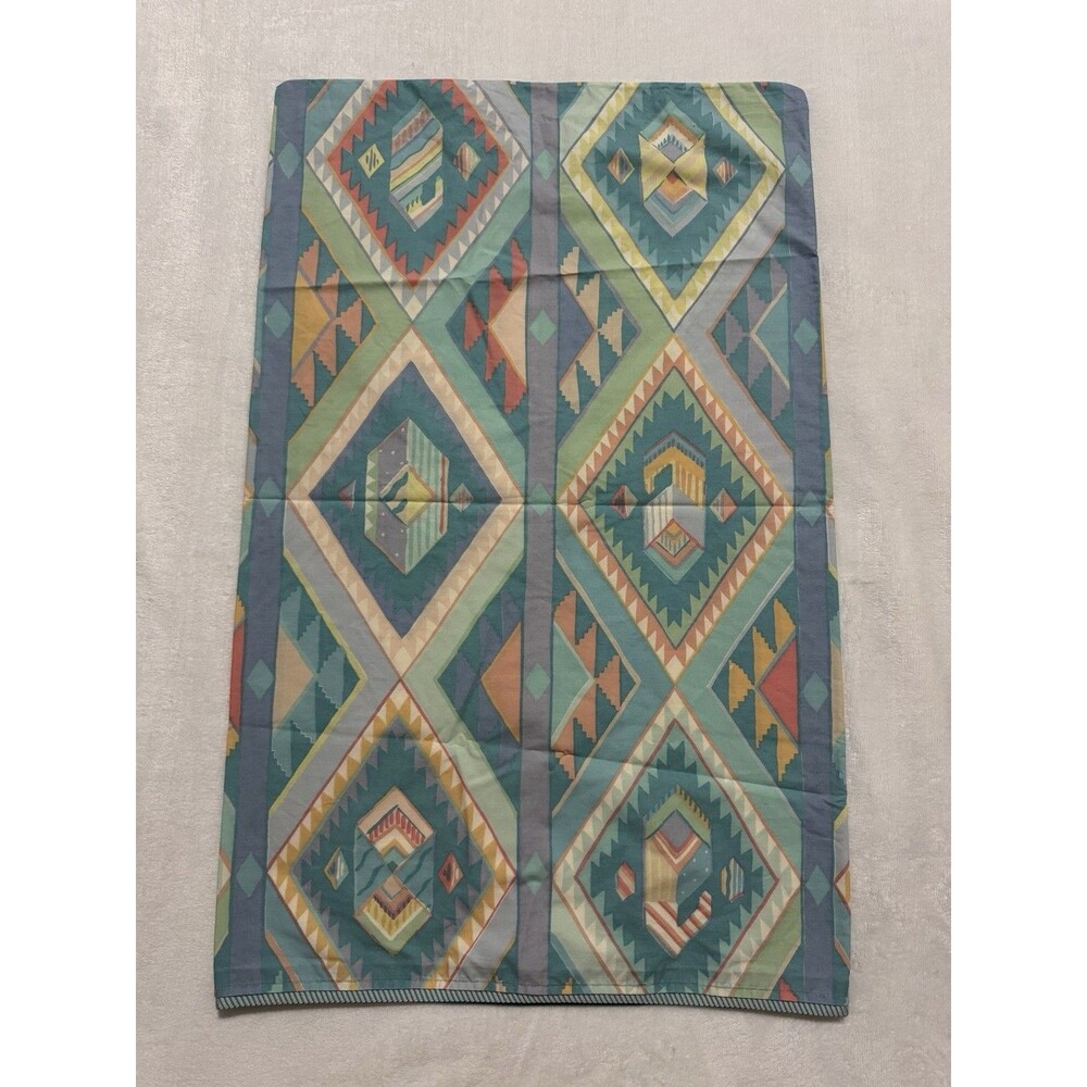 Collier Campbell Vintage Lapis Lagoon Pillowcase Standard Southwestern Tribal
